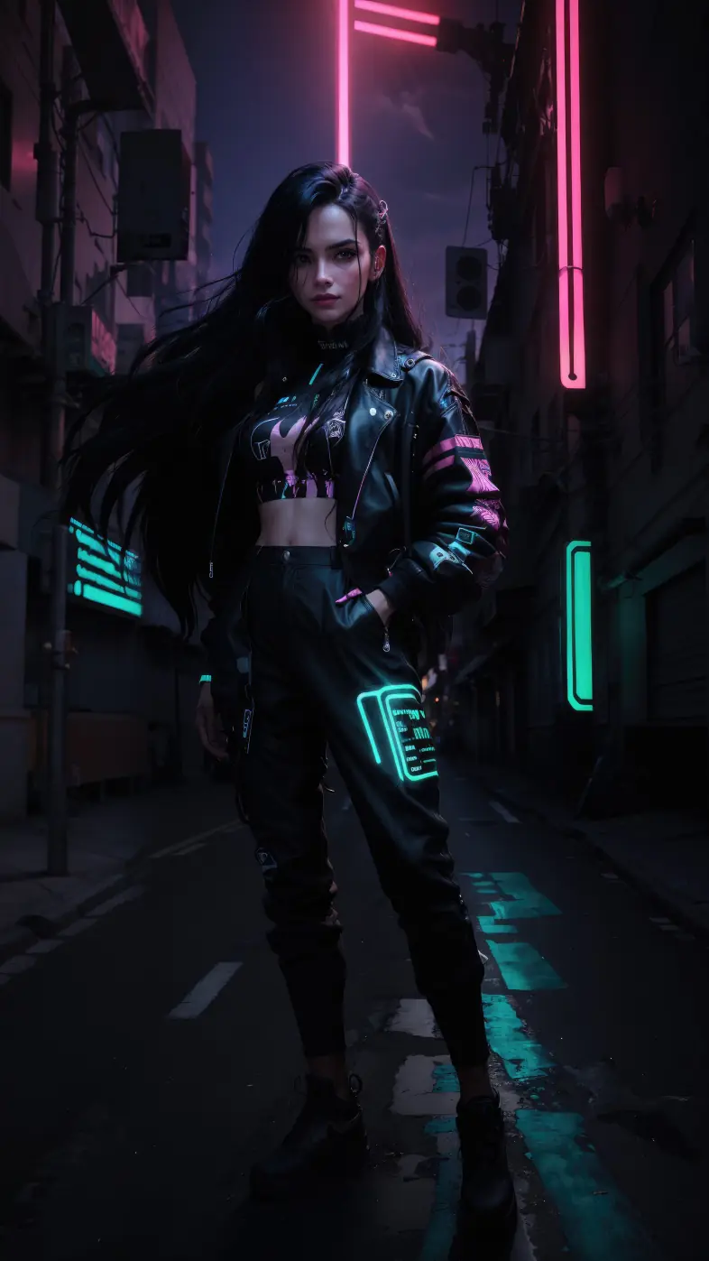 cyber girl wallpaper