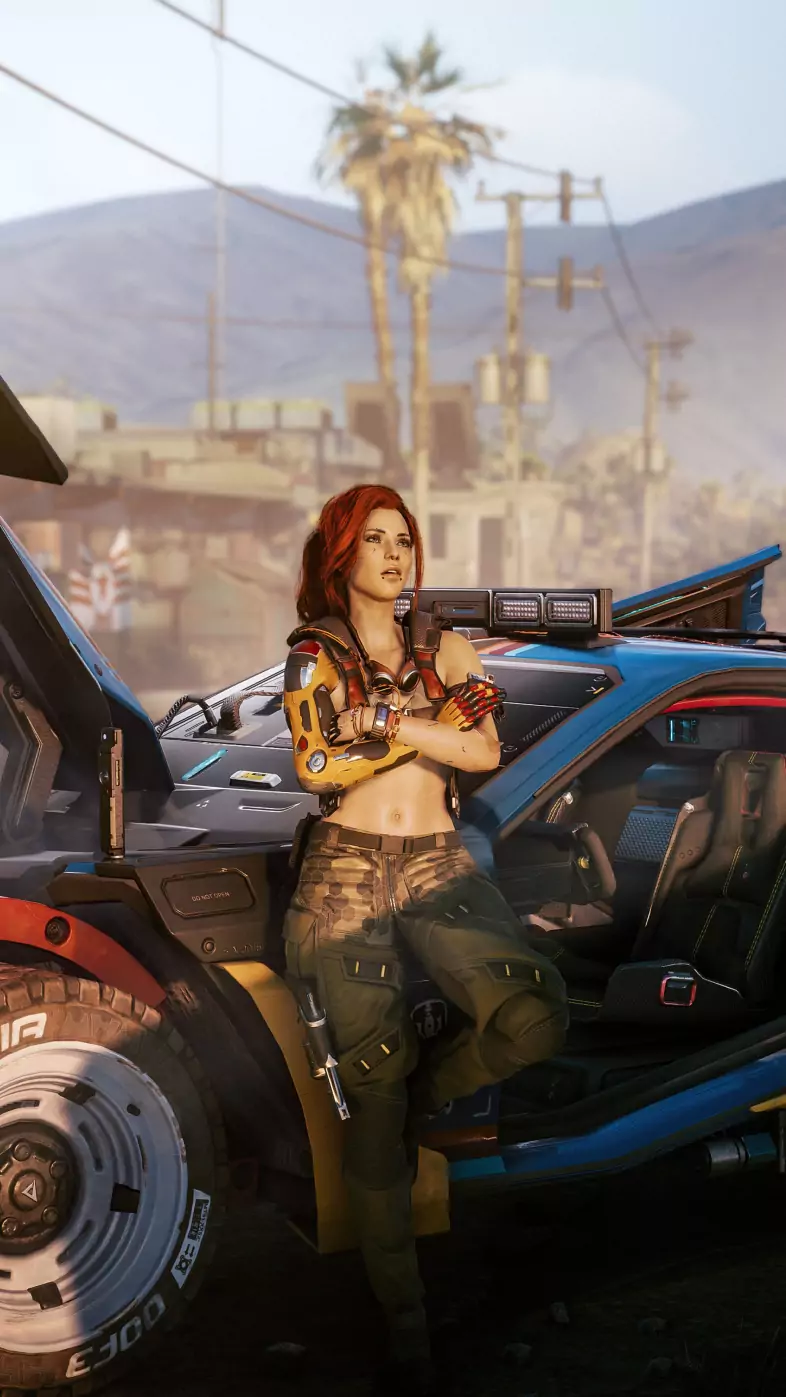 cyberpunk 2077 girl wallpaper
