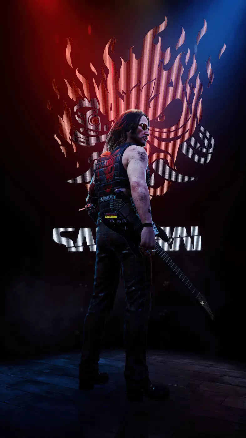 cyberpunk 2077 johnny gamer wallpaper