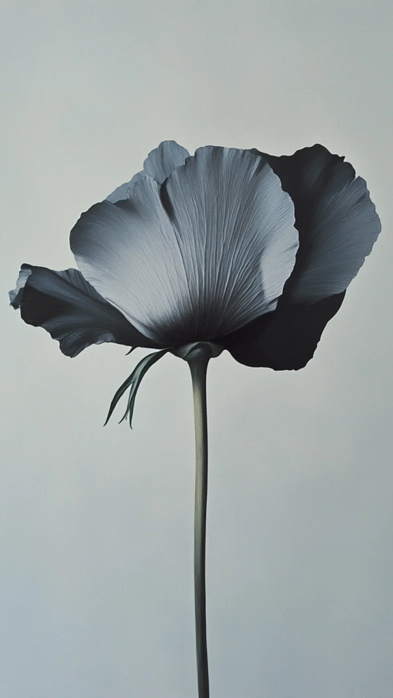 dark poppy flower wallpaper