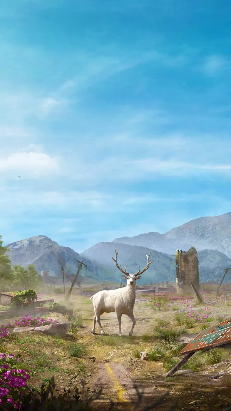 deer art wallpaper