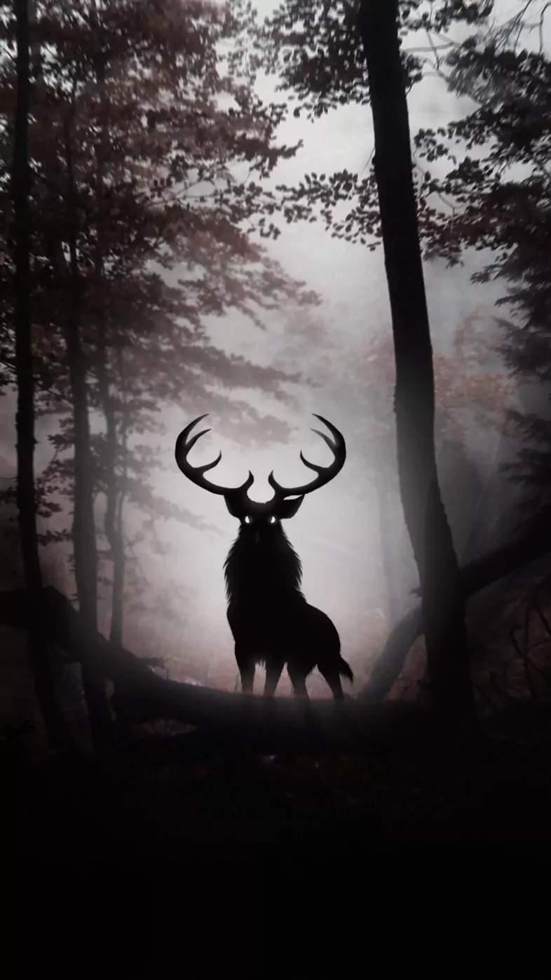 deer fantasy artwork image wallpaper