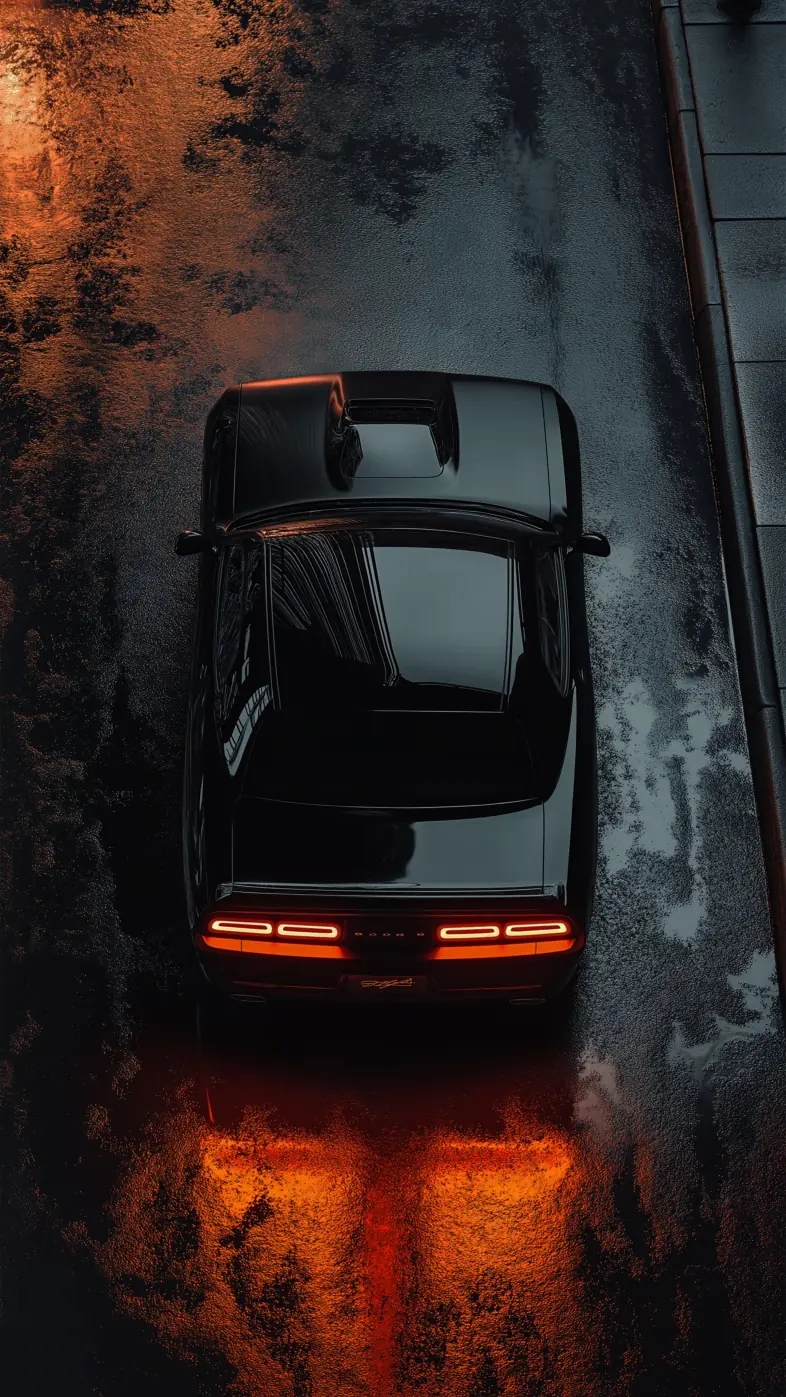 dodge challenger car road wallpaper