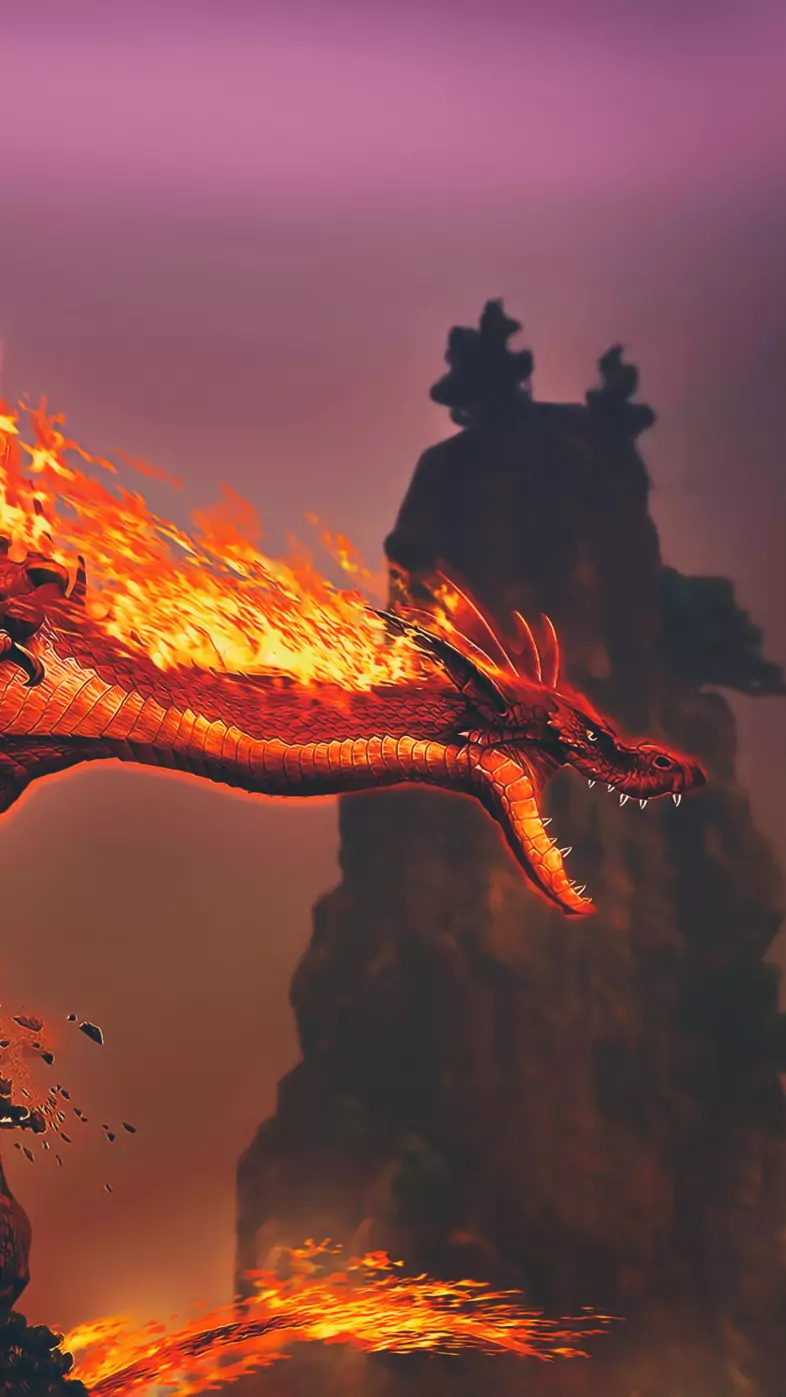 dragon fire  wallpaper
