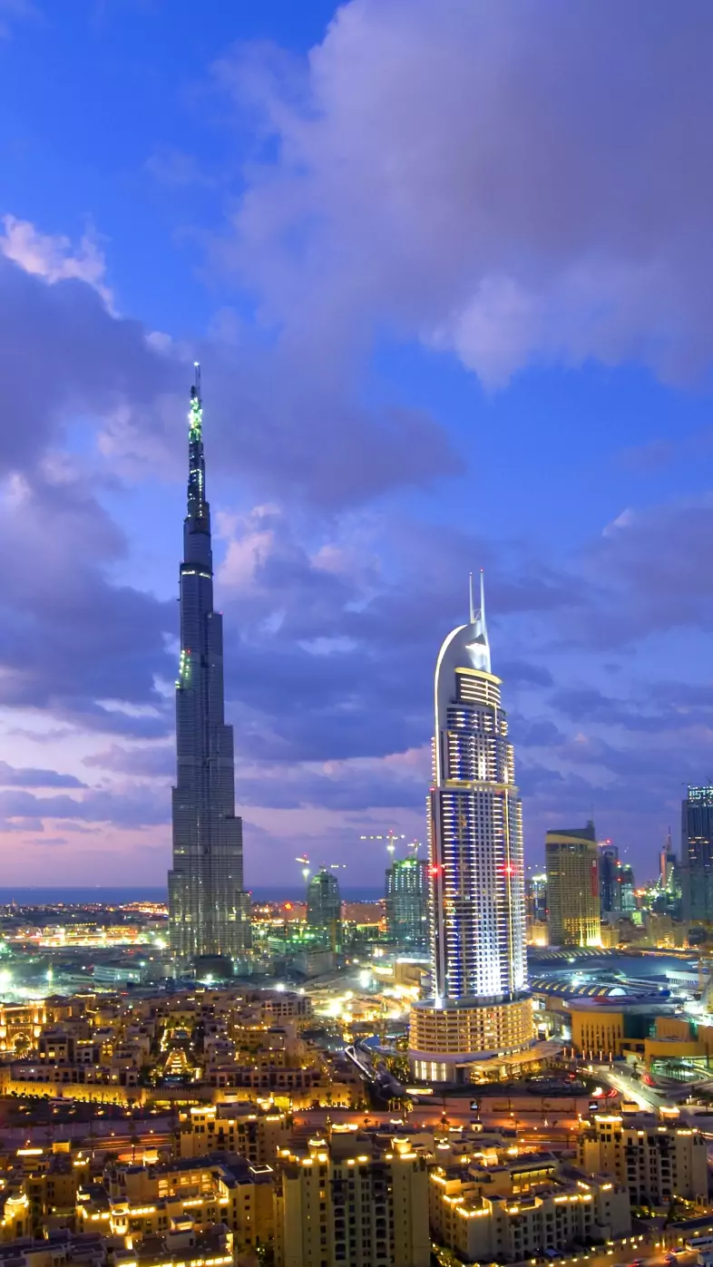 dubai building view from the top wallpaper