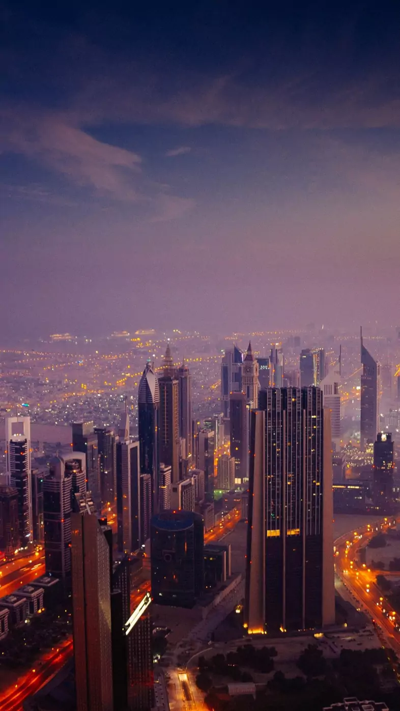 dubai sunrise city  wallpaper