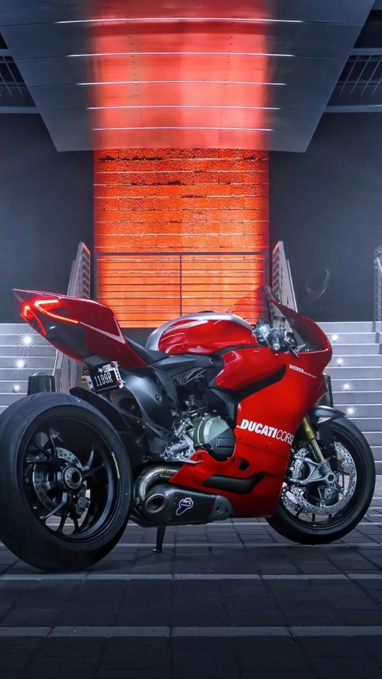 ducati 1199 red bike wallpaper