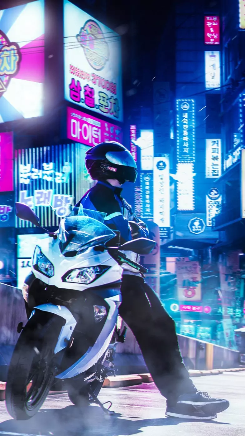 ducati biker wallpaper