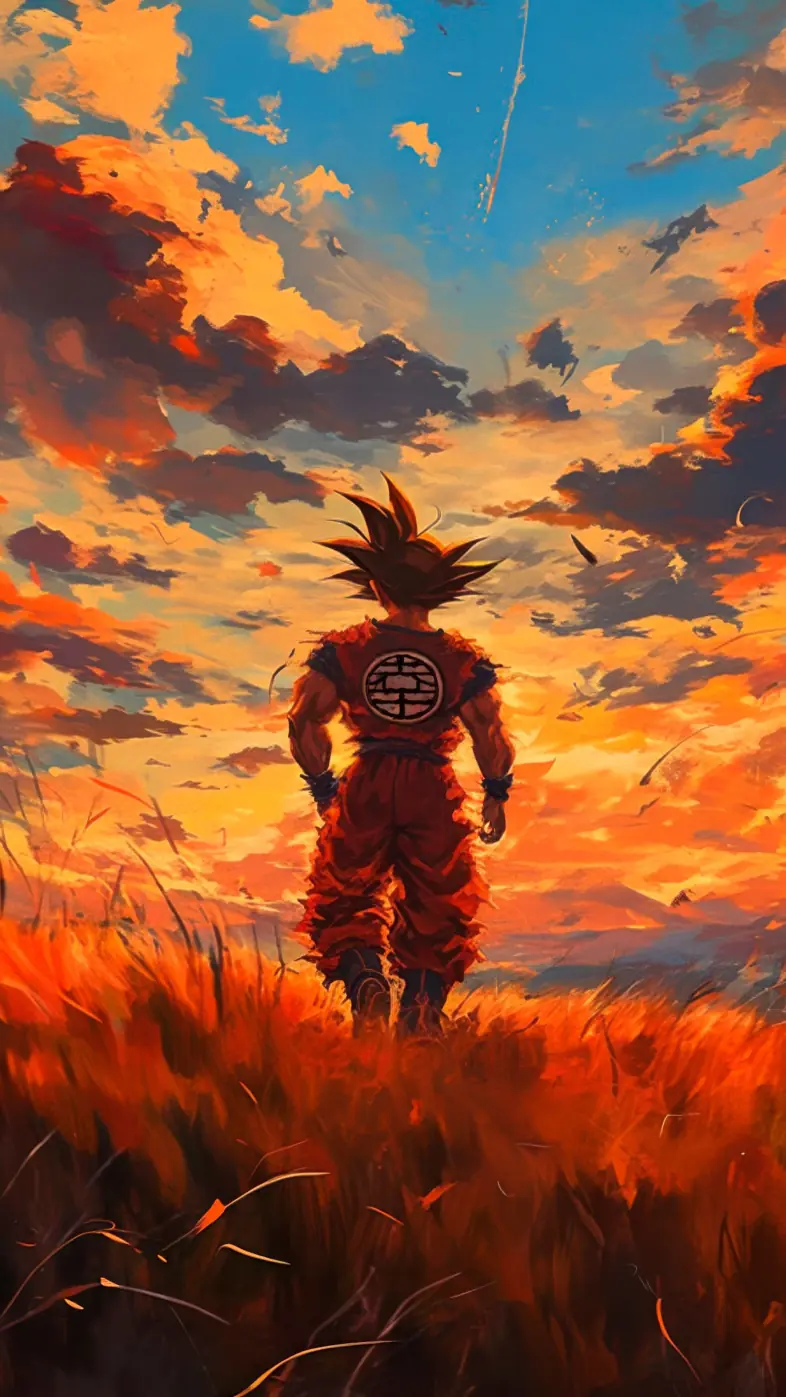 embrace goku wallpaper