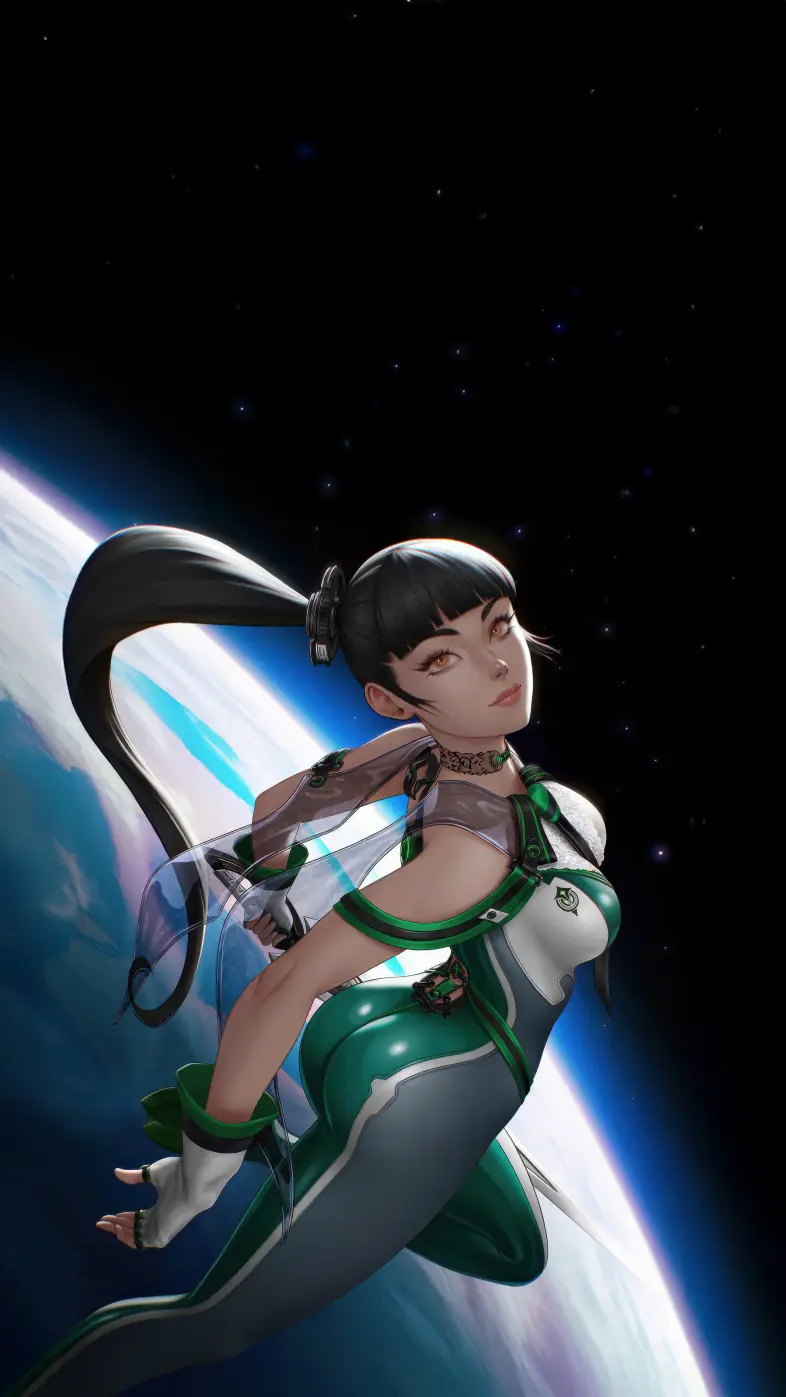 eve stellar blade in game wallpaper