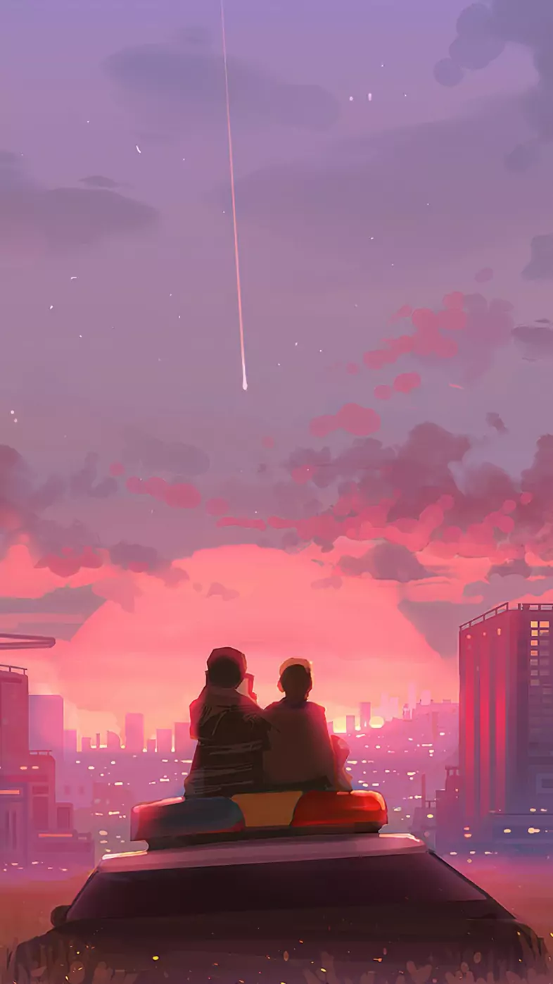 evening talks wallpaper