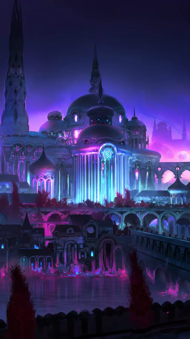 fantasy ancient city  wallpaper