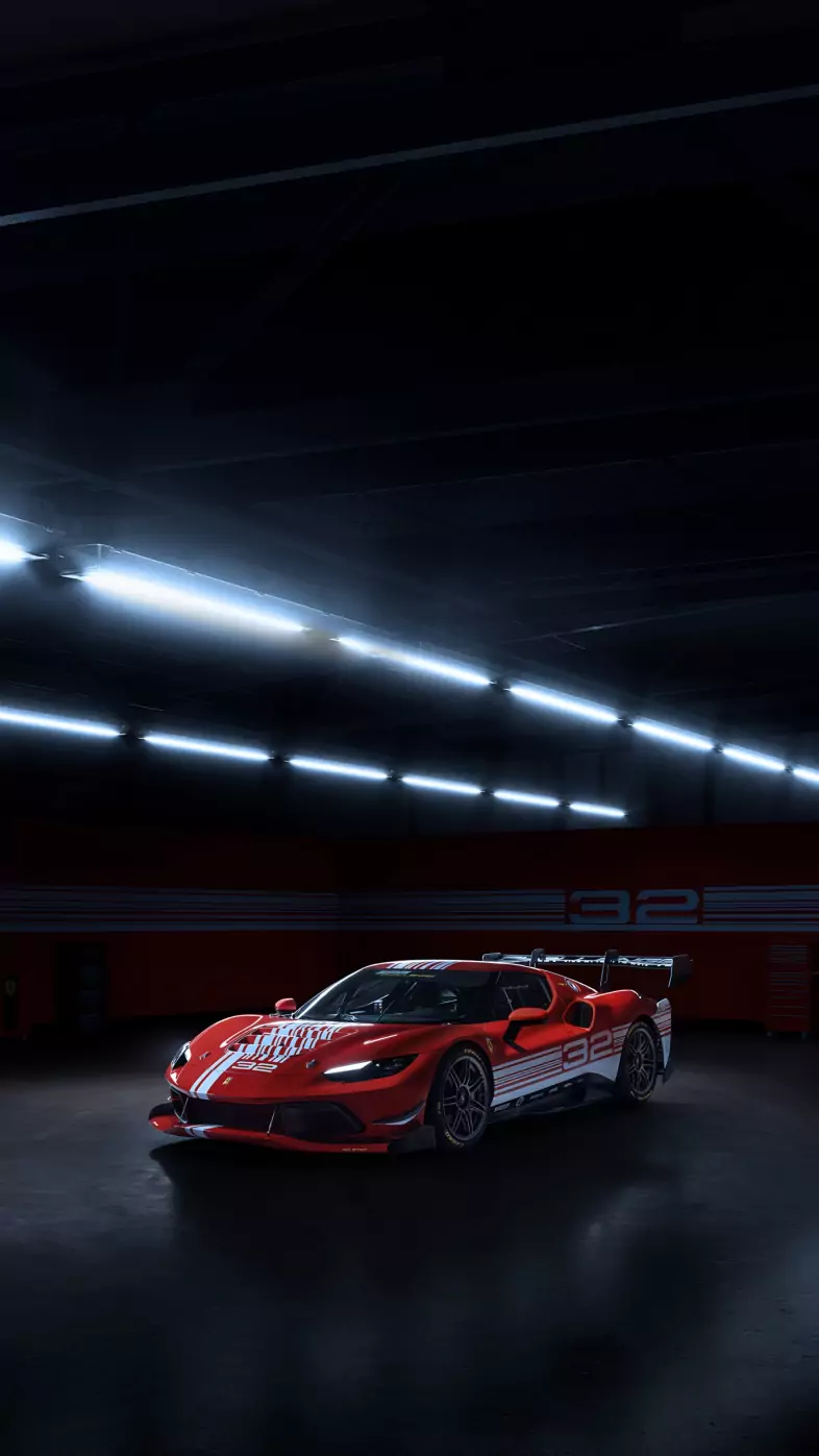  ferrari 296 car wallpaper