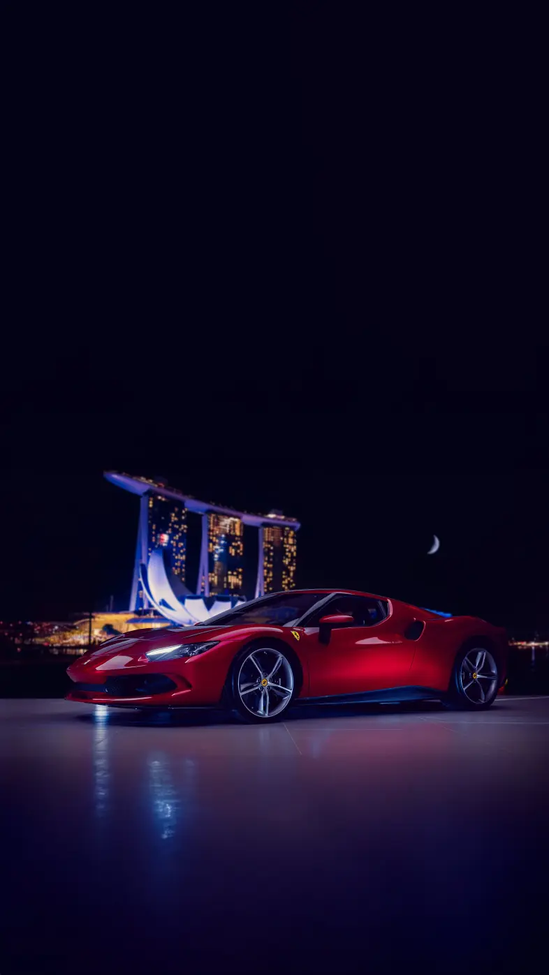 ferrari 296 car wallpaper