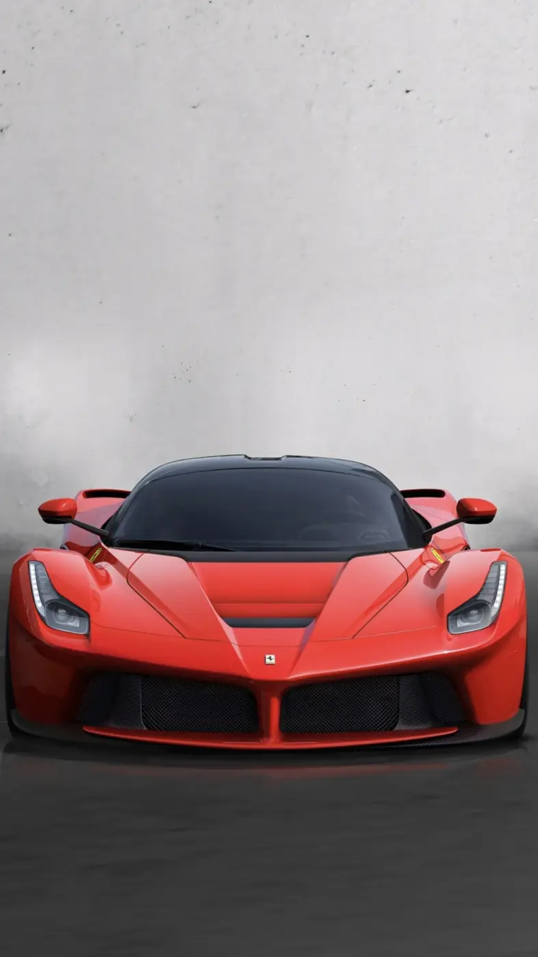 ferrari car sports car red gray background wallpaper
