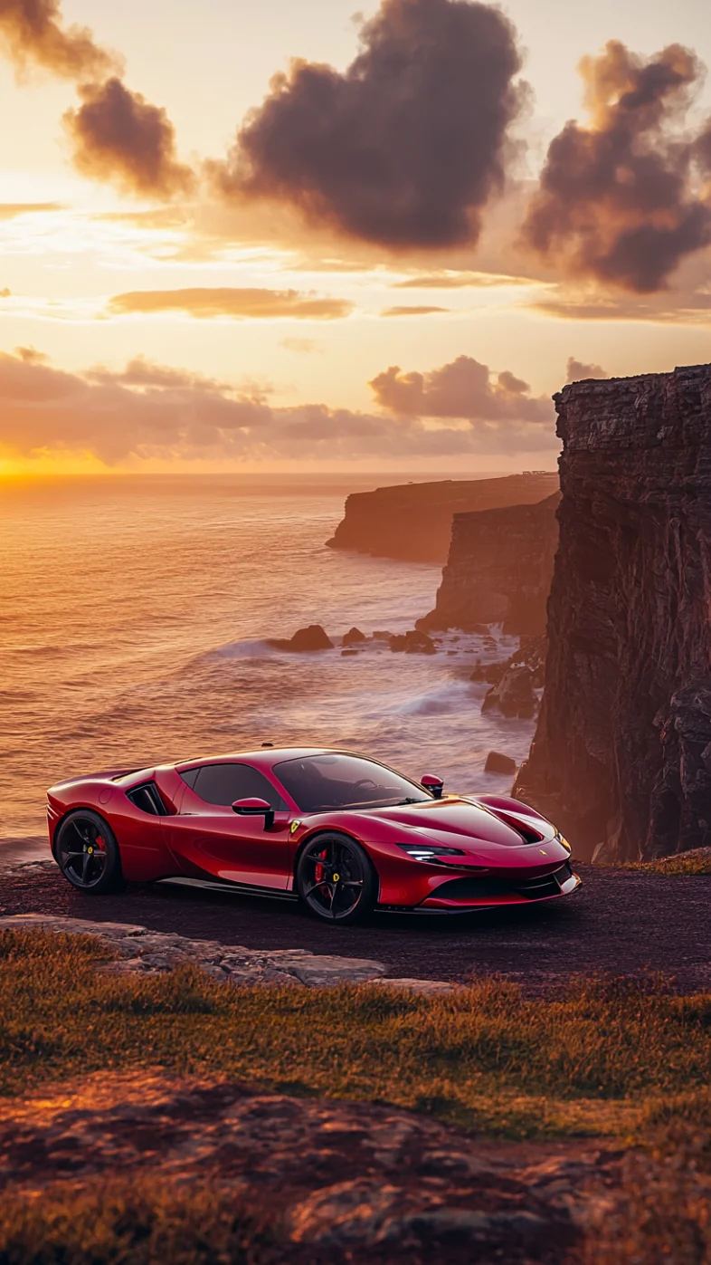 ferrari sf90 car wallpaper