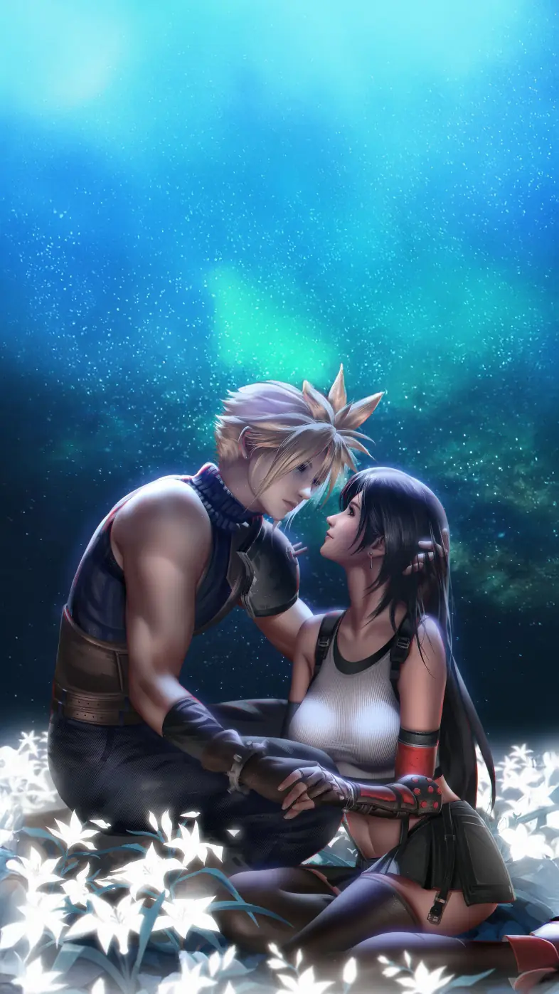 final fantasy vii cloud game wallpaper