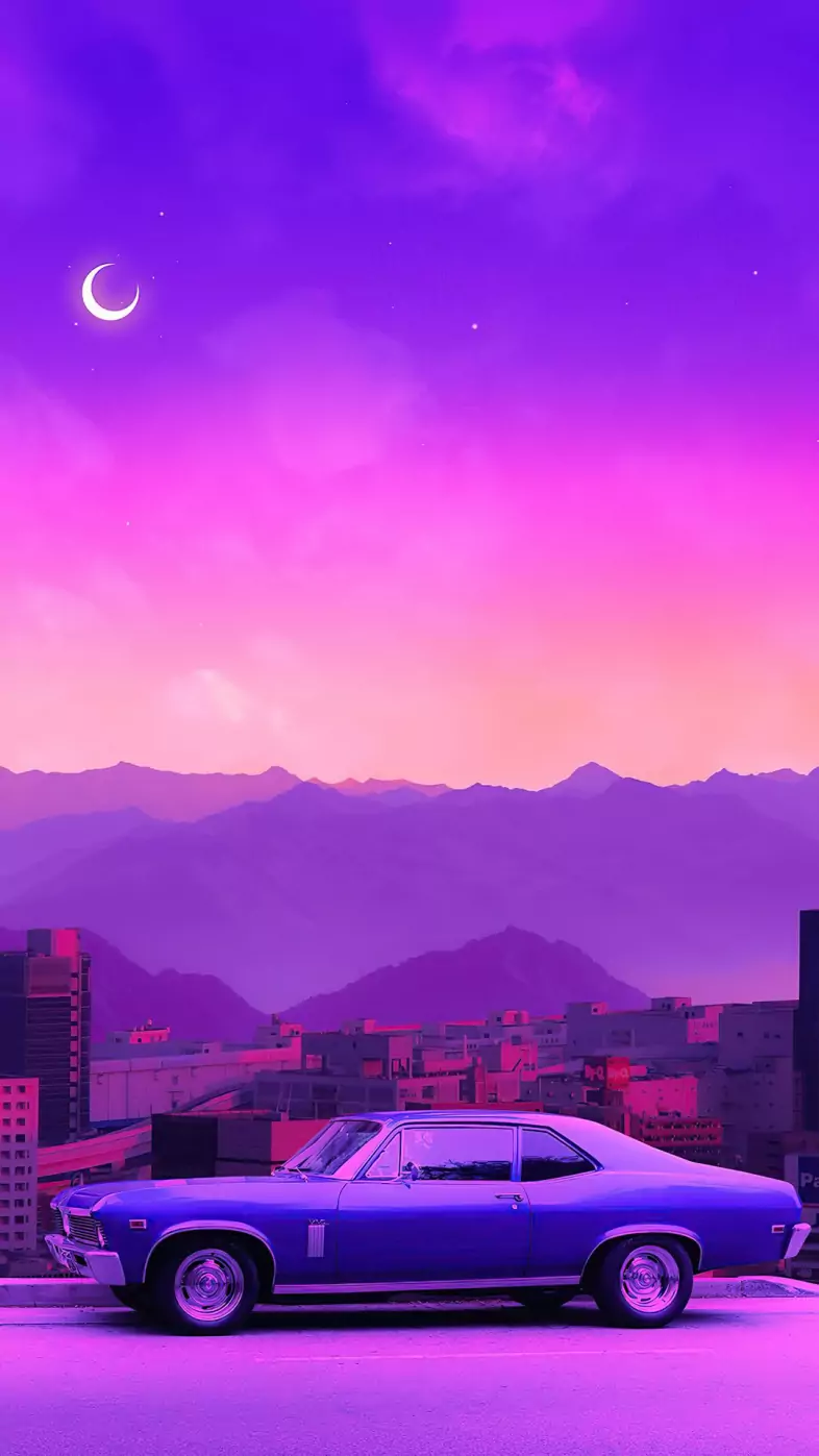 final of time synthwave wallpaper