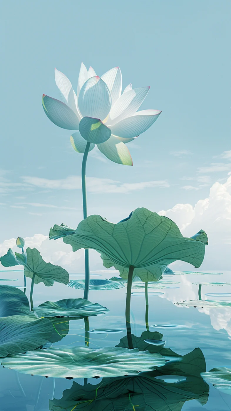 flower ai art wallpaper