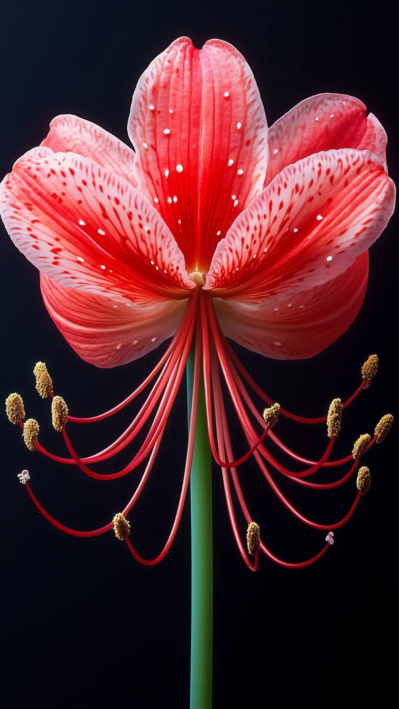 flower petals pink dark wallpaper
