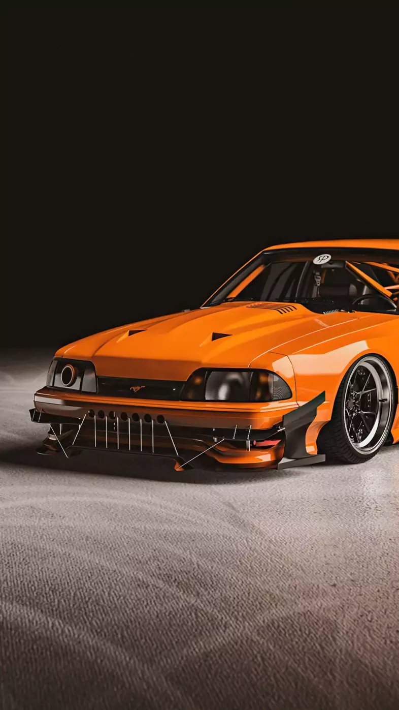 ford mustang foxbody wallpaper