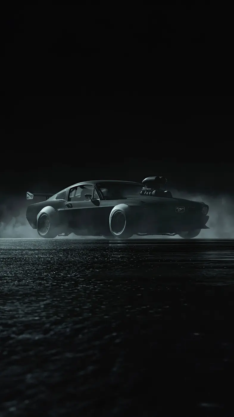 ford mustang racing car wallpaper