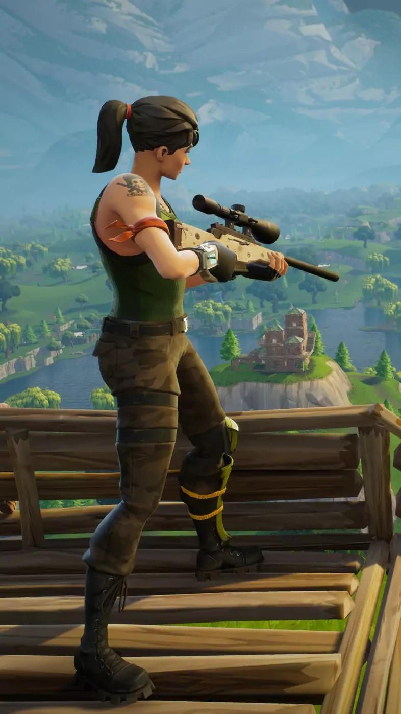 fortnite sniper game wallpaper