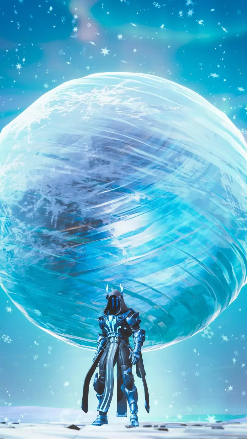 fortnite winter is herre game wallpaper