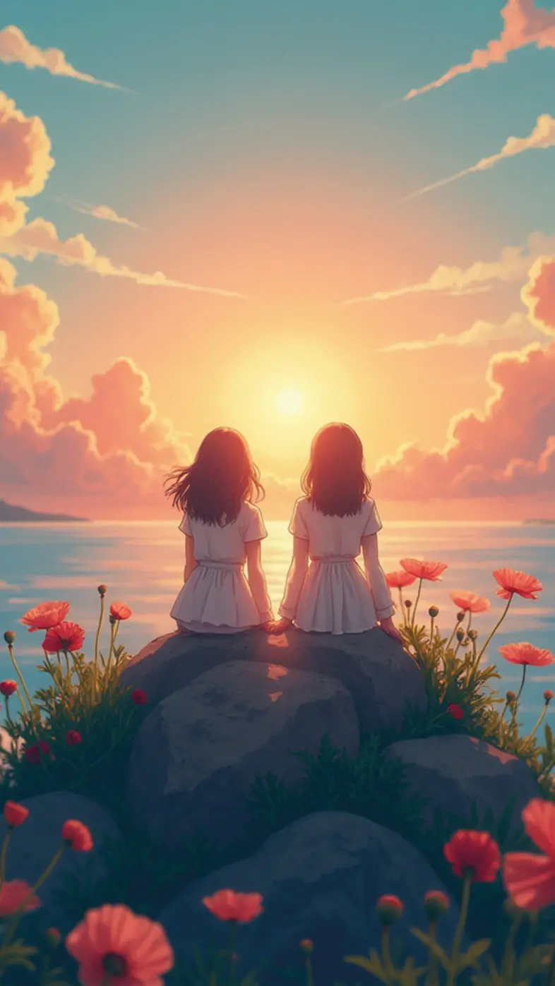 friend love anime wallpaper