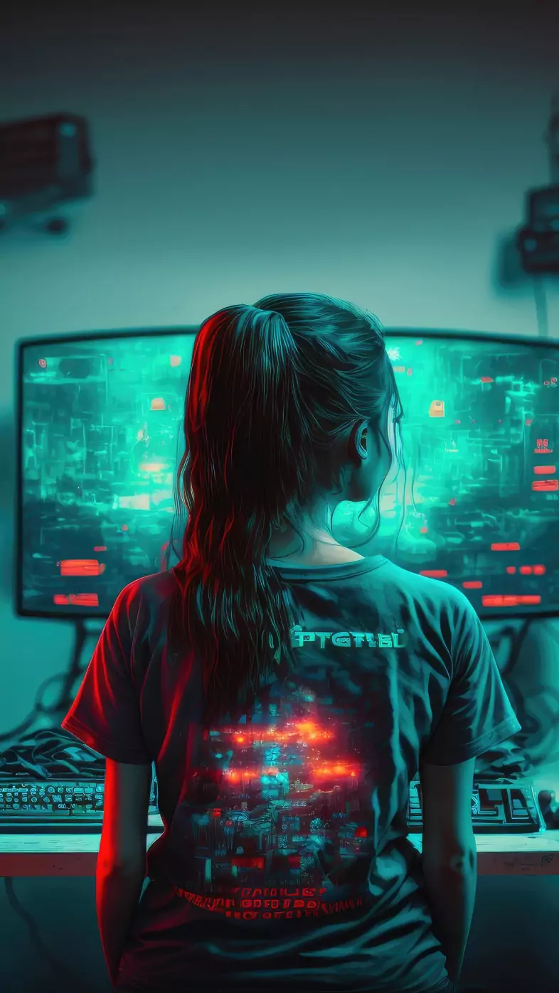 gamer girl wallpaper
