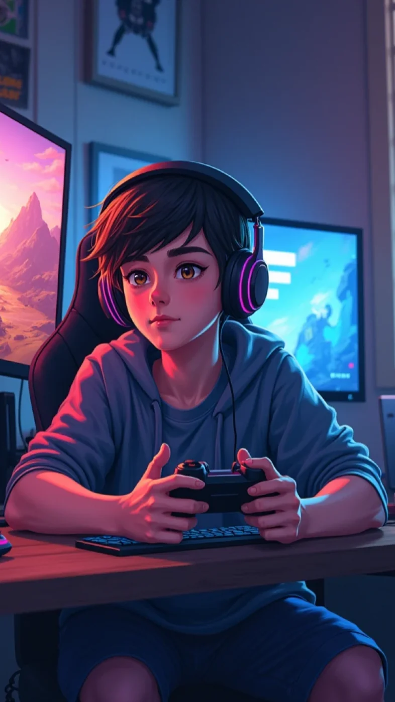 gaming boy wallpaper