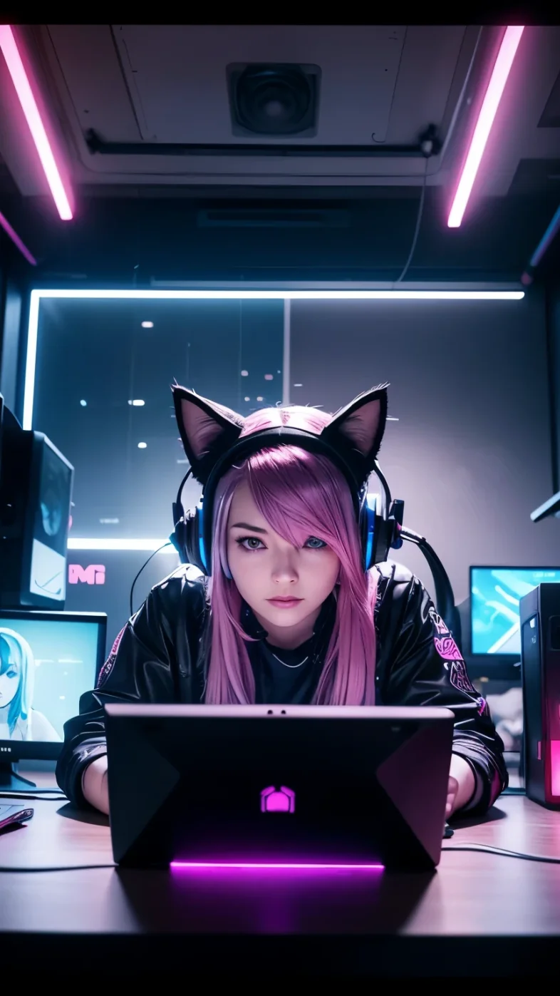 gaming girl wallpaper
