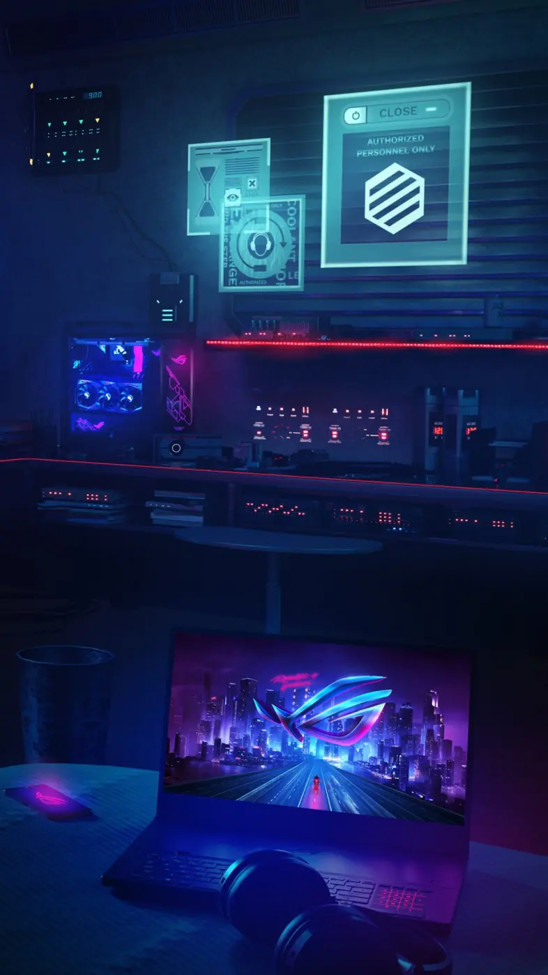 gaming room wallpaper