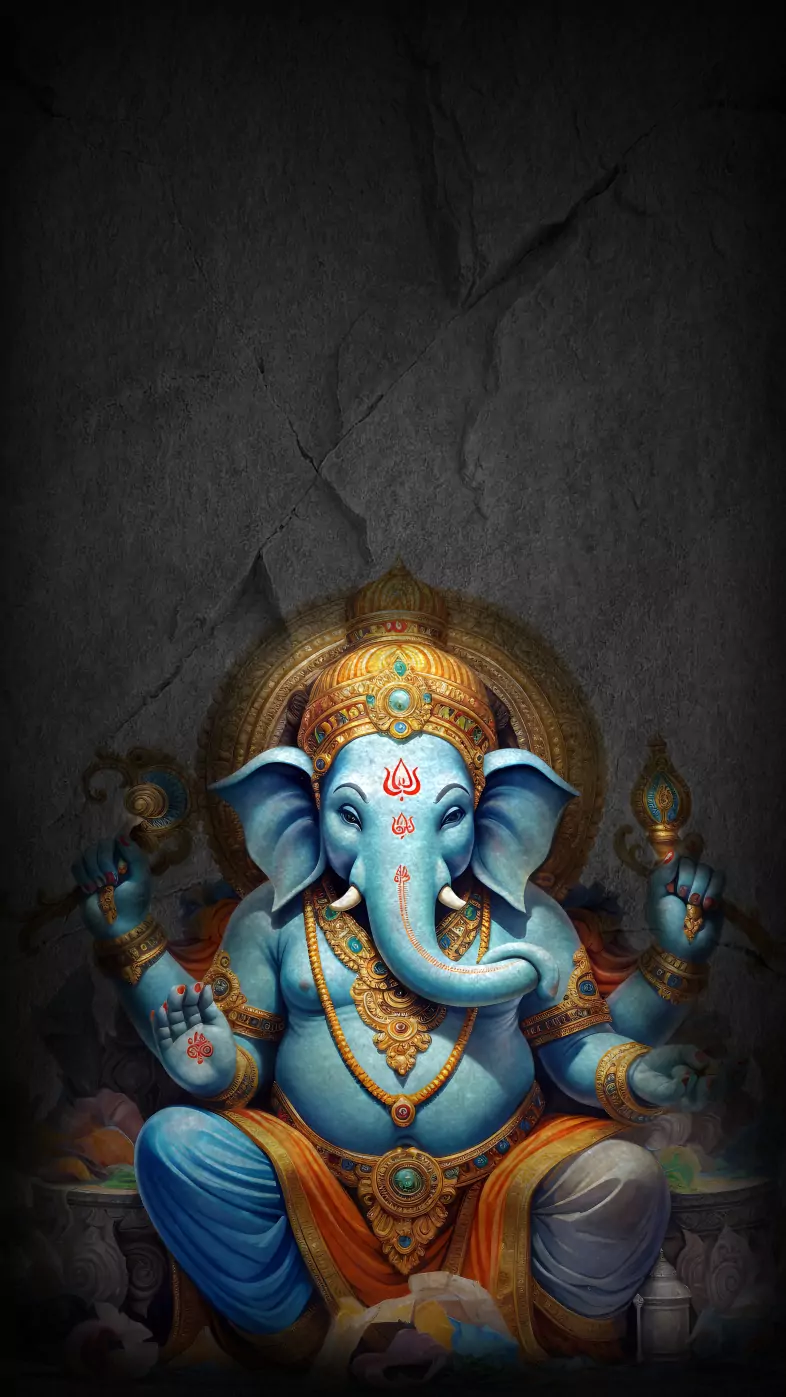 ganesh art wallpaper