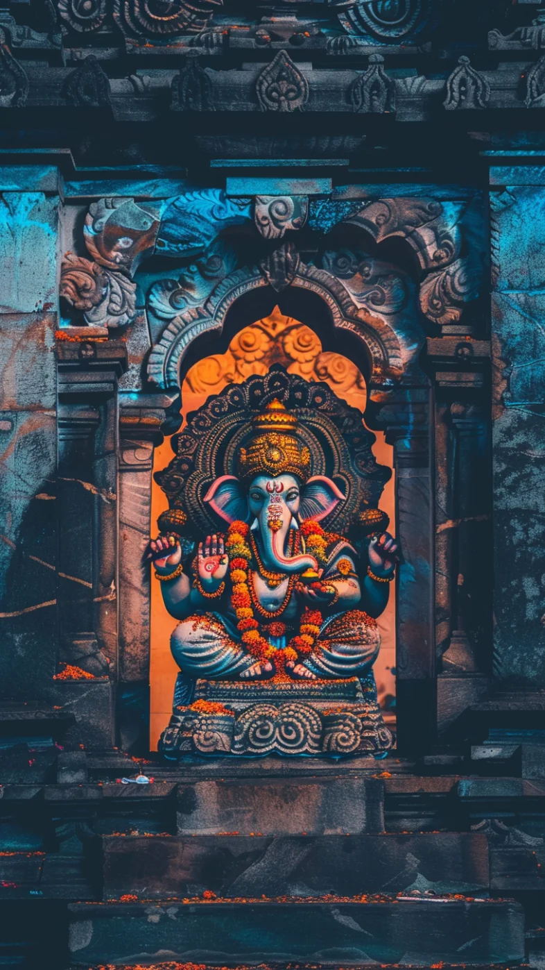 ganesh india art wallpaper