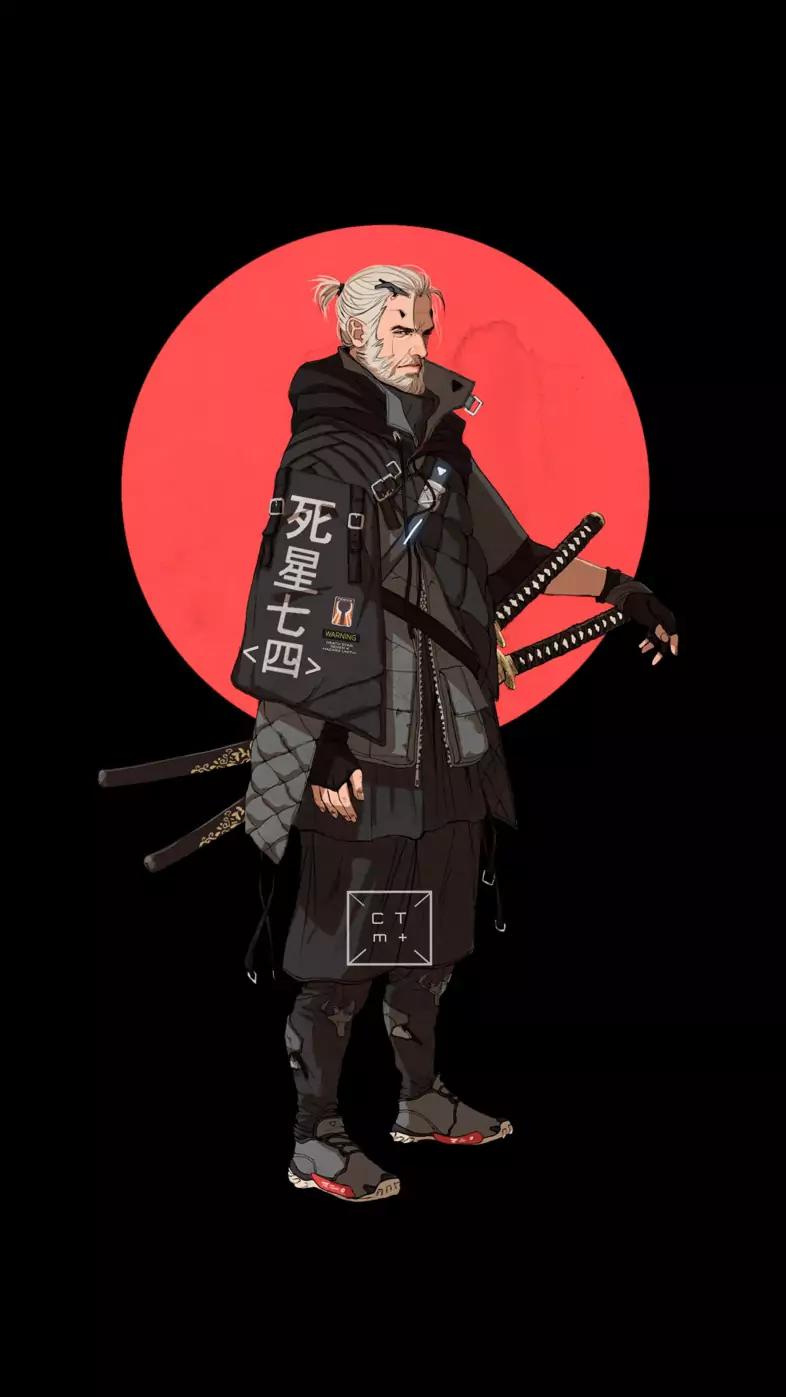 geralt of rivia the witcher wallpaper