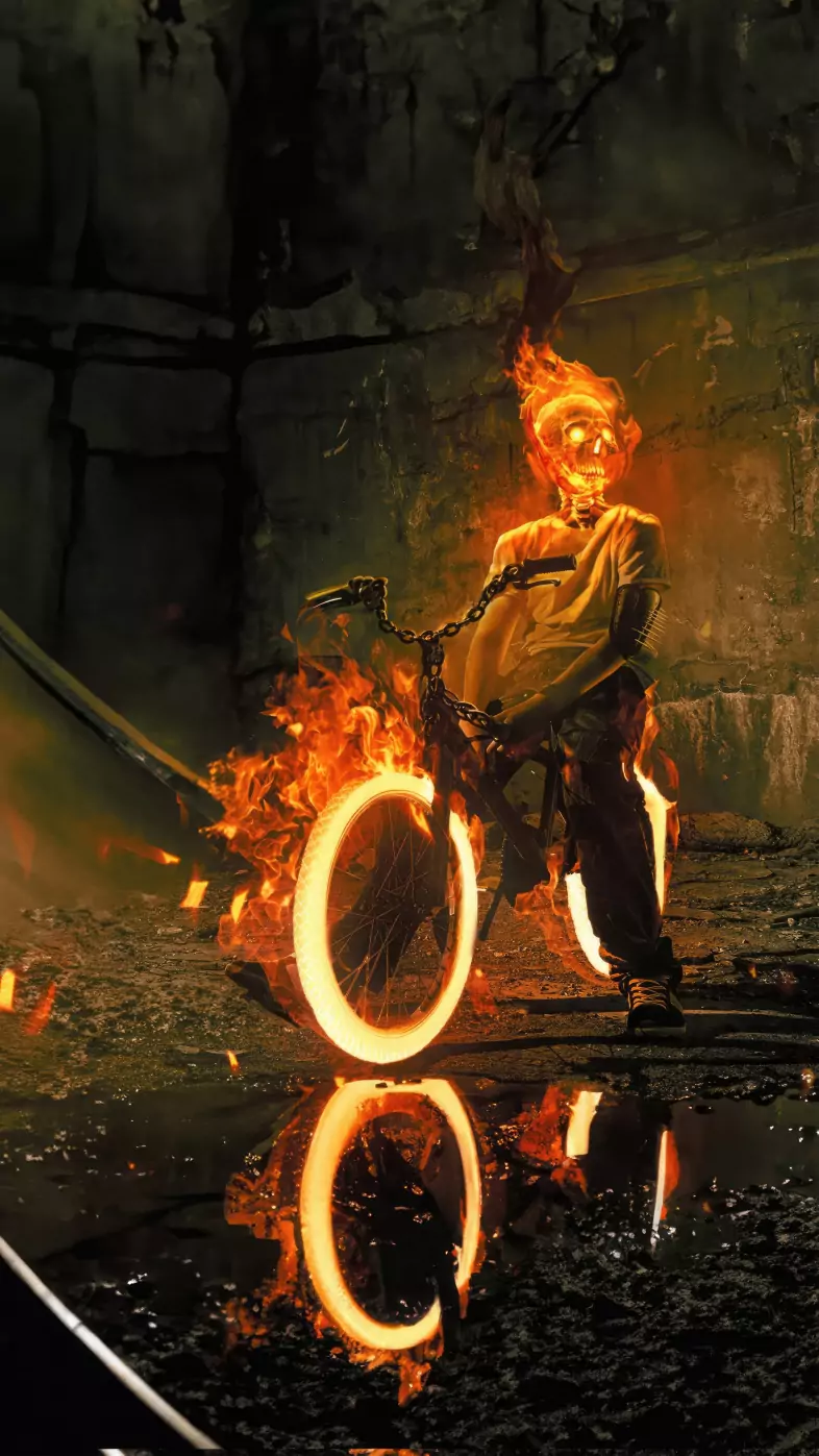 ghostrider kid vengeance wallpaper