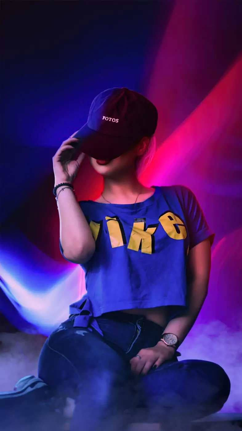 girl hat covering face wallpaper
