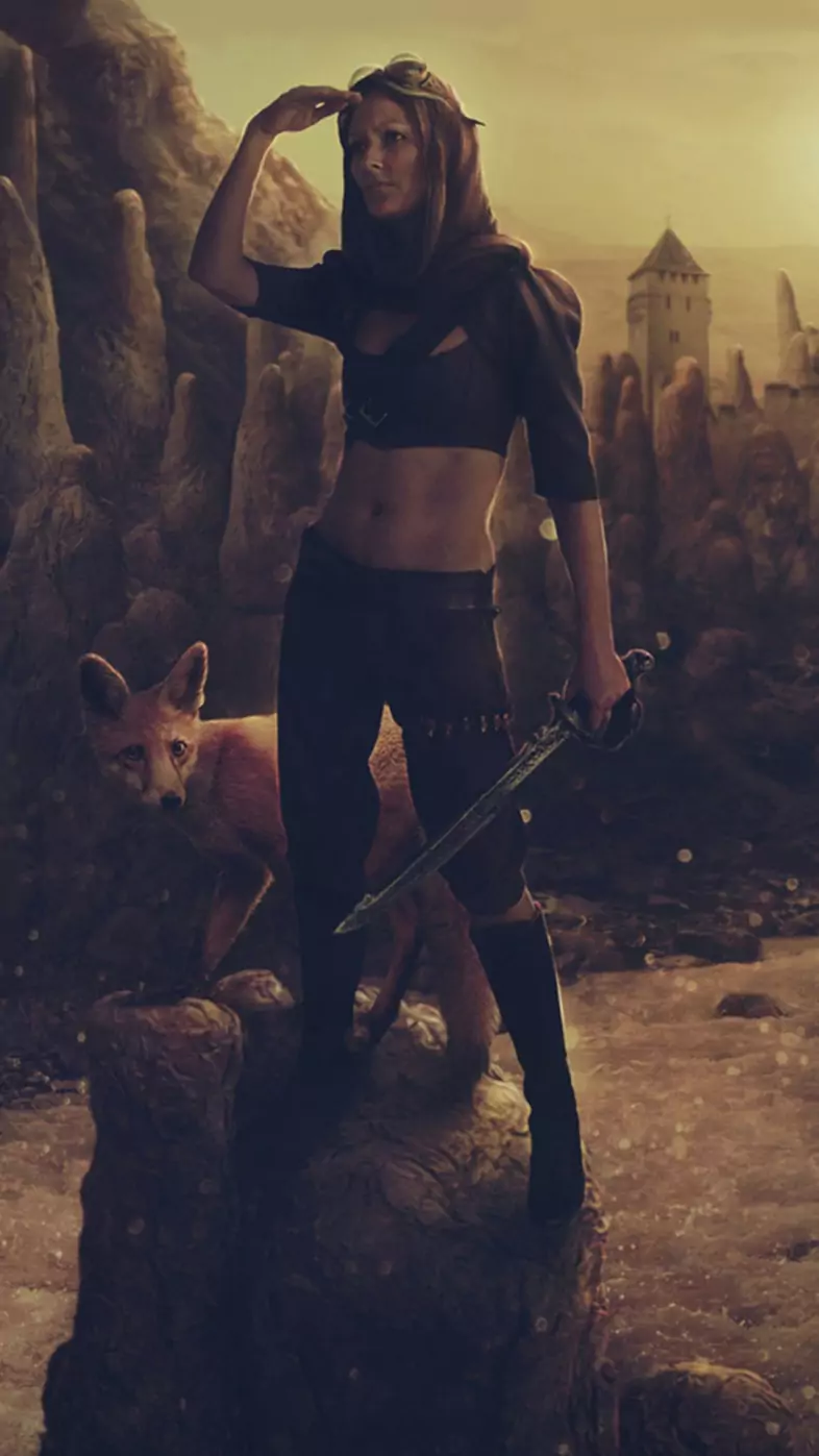 girl warrior wallpaper