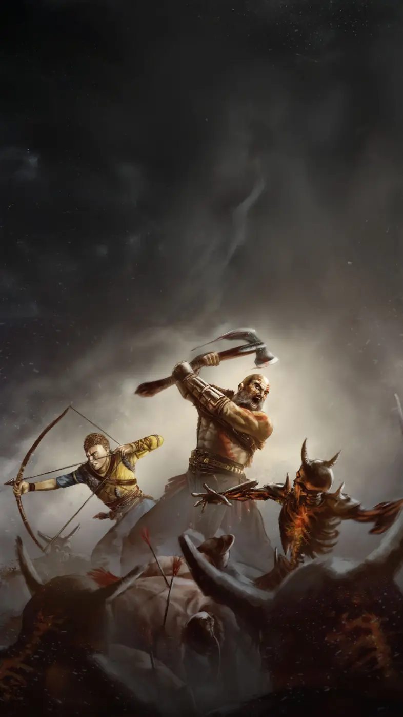 god of war ragnarok gamer wallpaper