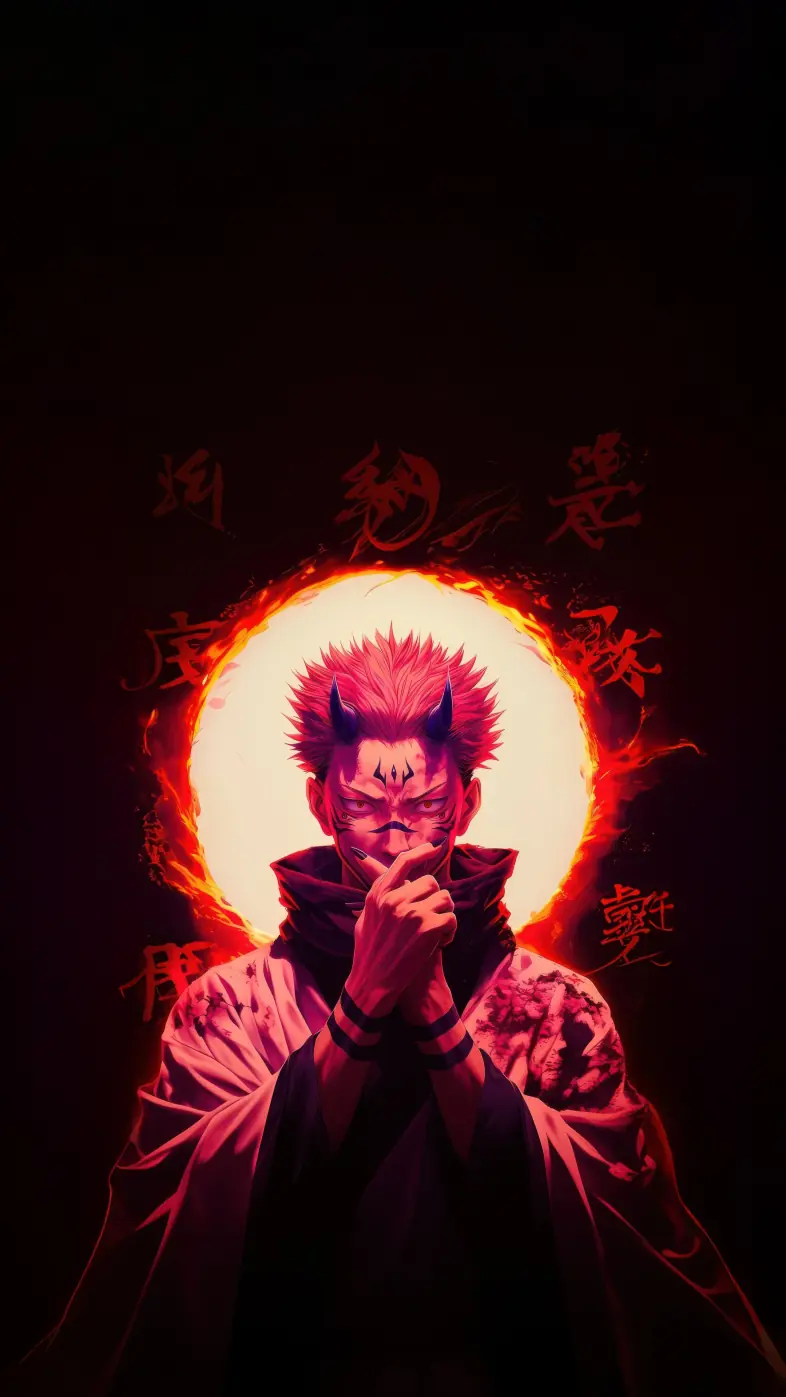 gojo unmatched sorcery anime wallpaper