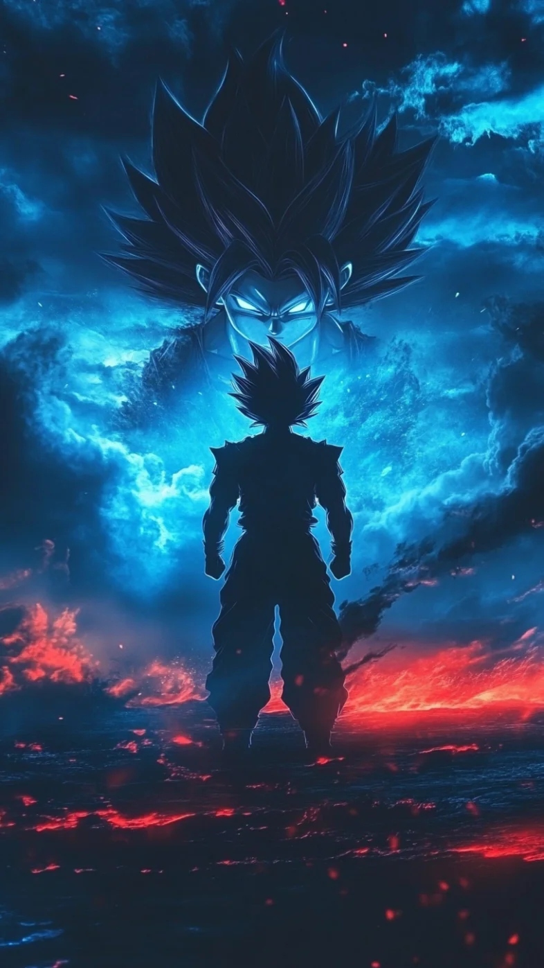 goku anime dark wallpaper