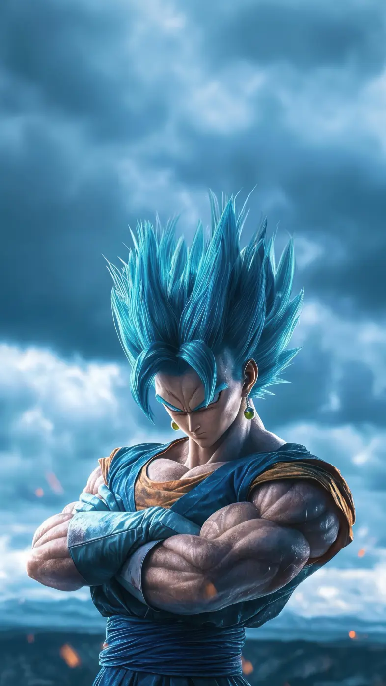 goku armed and ready wallpaper