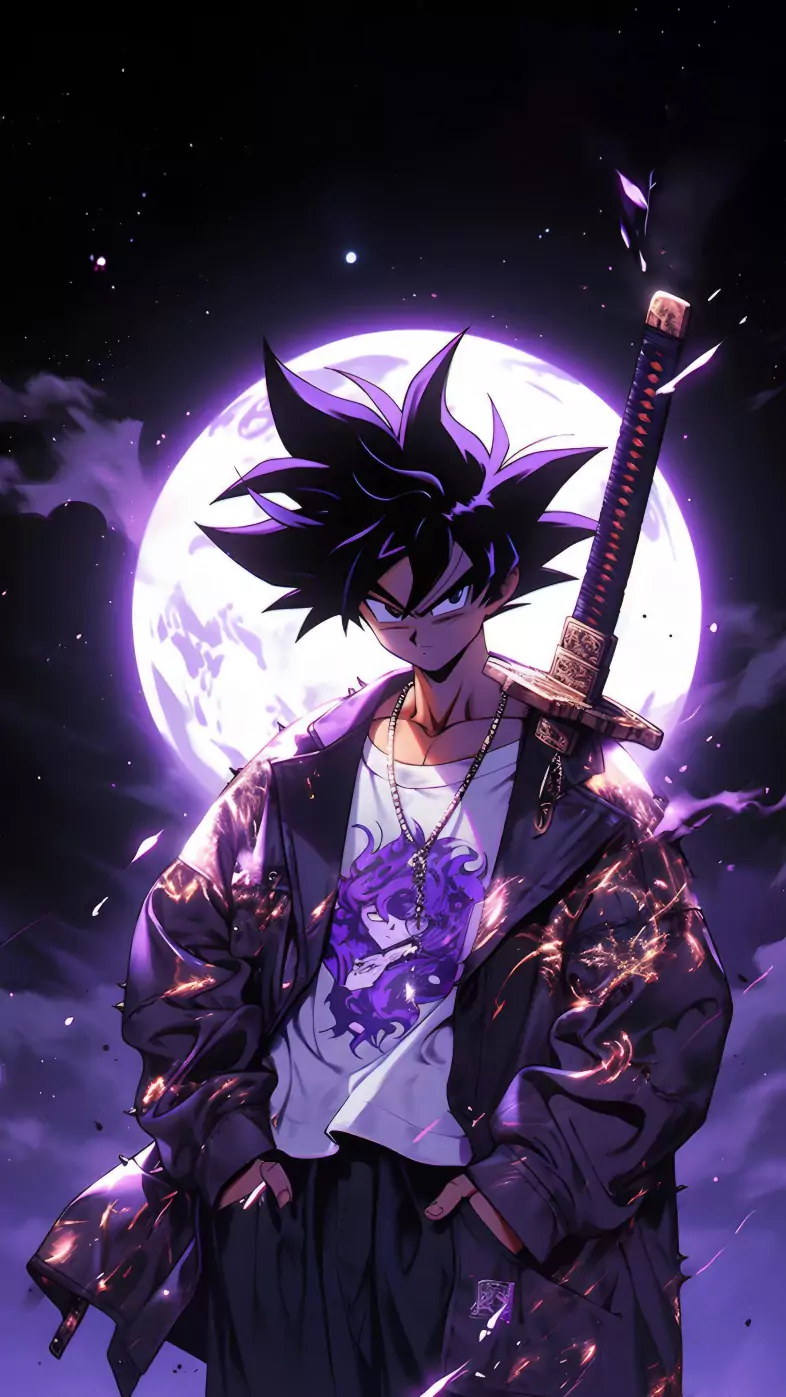 goku arrival in the bleach universe wallpaper