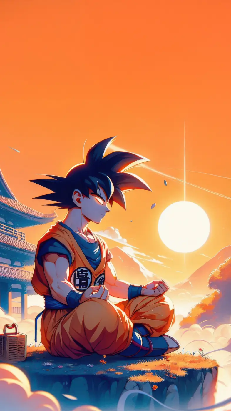 goku the radiant canine wallpaper