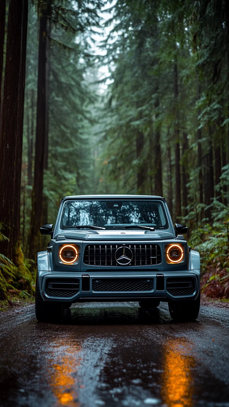 gray Mercedes AMG G63 car wallpaper