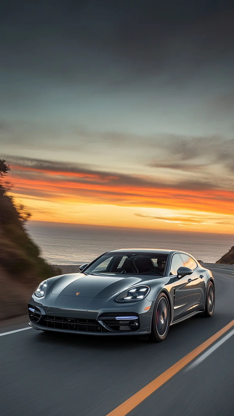 gray Porsche car wallpaper
