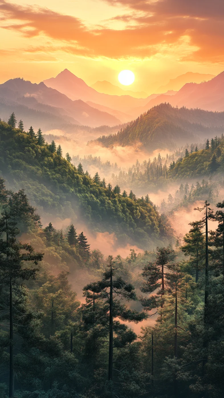 green mountains wallpaper