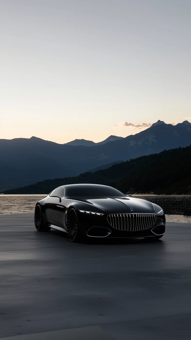 grey Mercedes Maybach Concept Car wallpaper