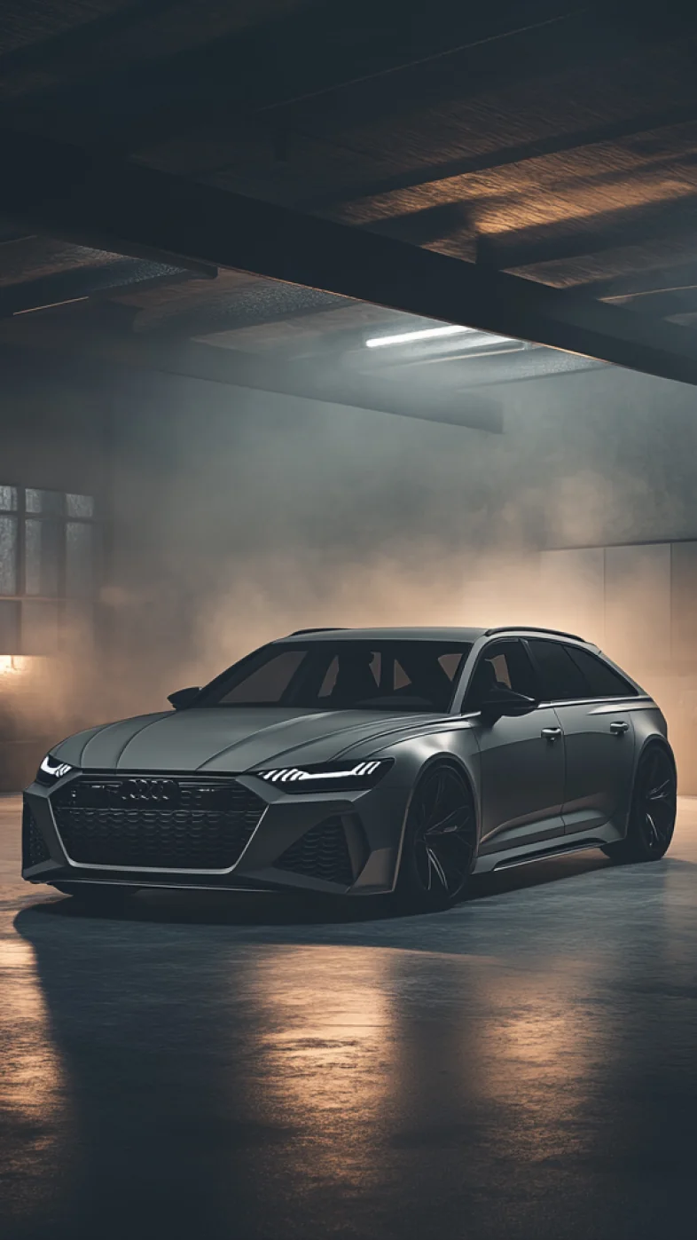grey audi car wallpaper